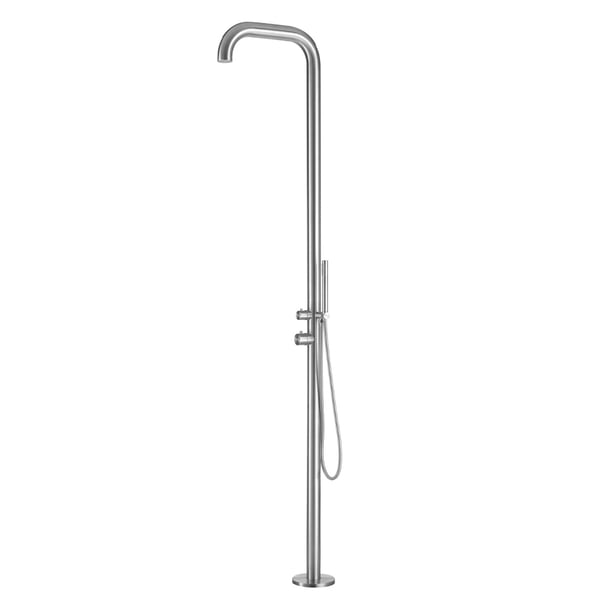 Στήλη ντους εξωτερικού χώρου Ανοξείδωτη